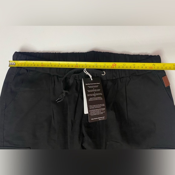 Yidarton Classy Pants Women's 3 XL High-Rise Casual Elastic Ruffled Waist - Picture 9 of 10